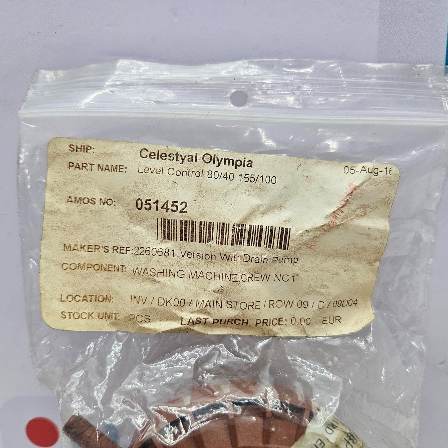 SPEED QUEEN 990-4048 46E00 WASHER WATER LEVEL SWITCH