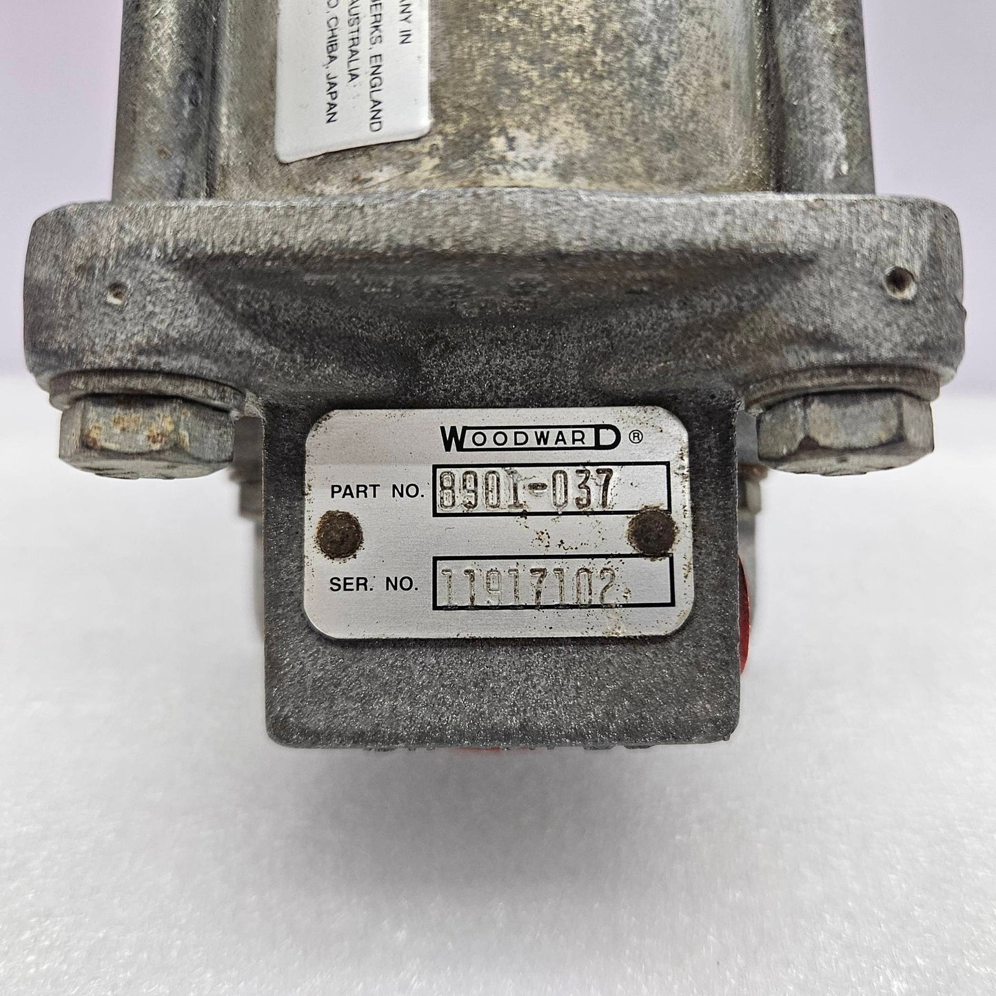 Woodward 8901-037 Booster Servomotor Single NEW
