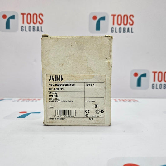 ABB 1SVR630120R3100 OFF-DELAY TIME RELAY CT-ARS.11 NEW