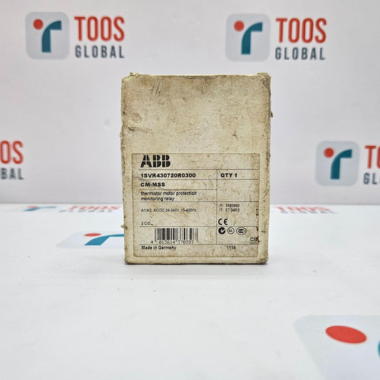 ABB CM-MSS THERMISTOR MOTOR PROTECTION MONITORING RELAY 1SVR430720R0300