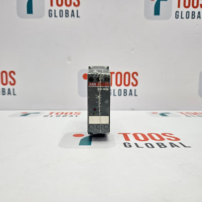 ABB CM-MSS Thermistor Motor Protection Monitoring Relay 1SVR430801R1100 on a white background with 'TOOS GLOBAL' branding.
