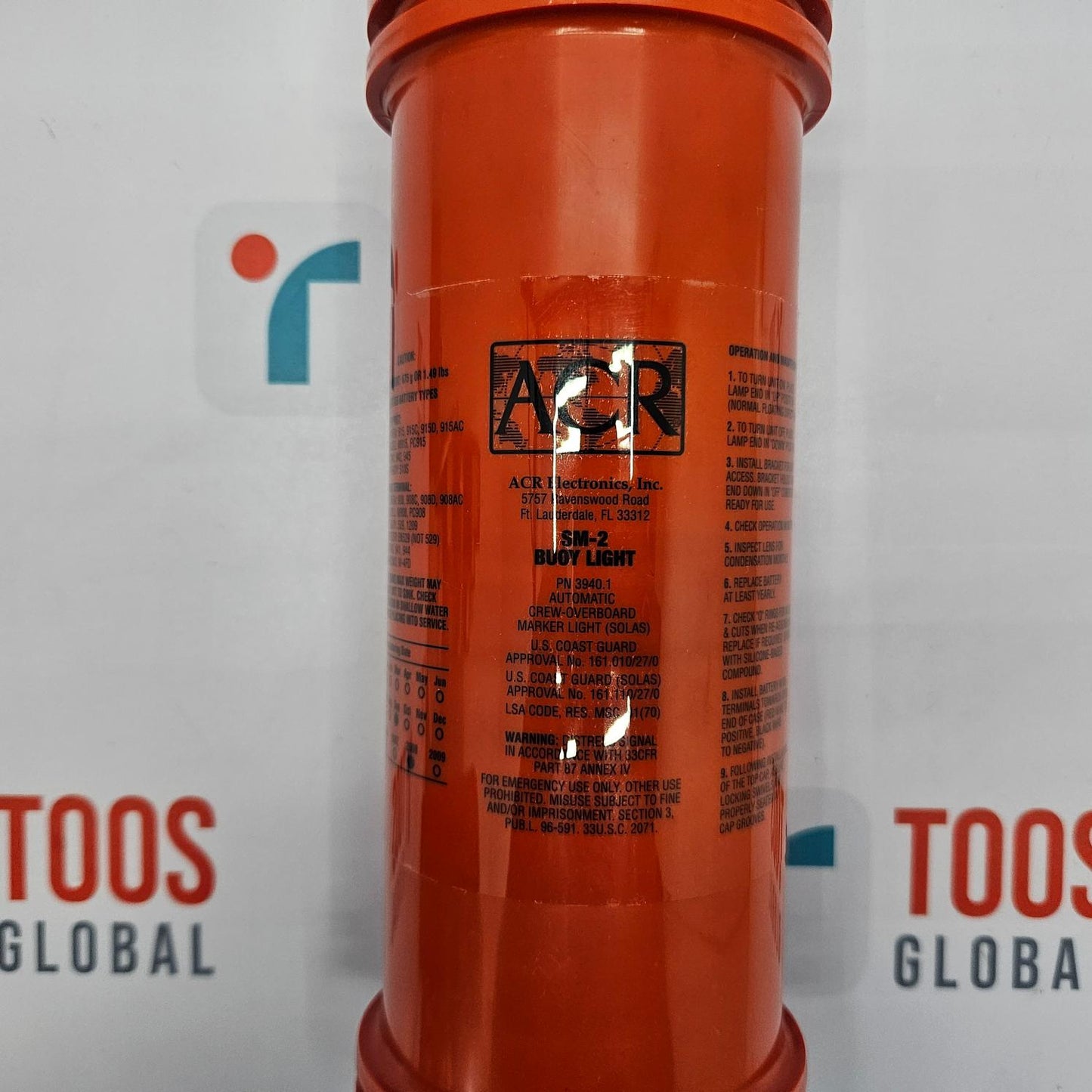 ACR ELECTRONICS SM-2 BUOY LIGHT 3940.1 MARKER LIGHT
