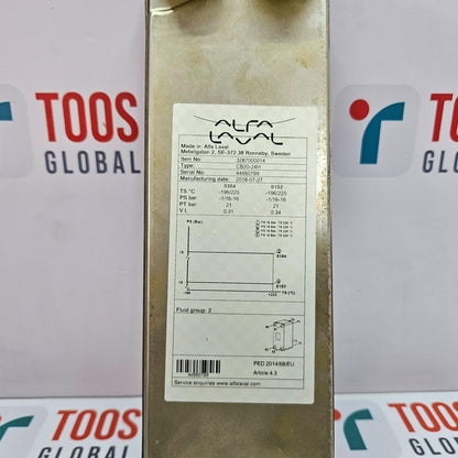 ALFA LAVAL CB20-24H HEAT EXCHANGER 3287000014