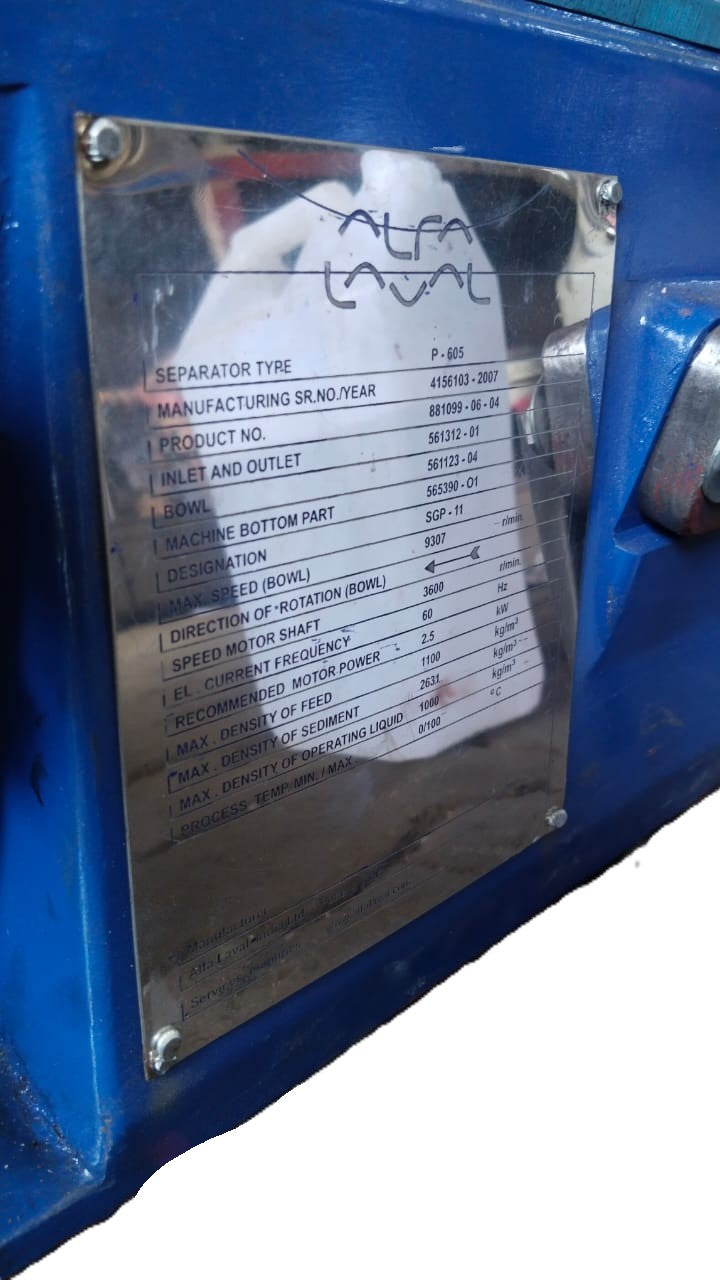 ALFA LAVAL P605 PLATE