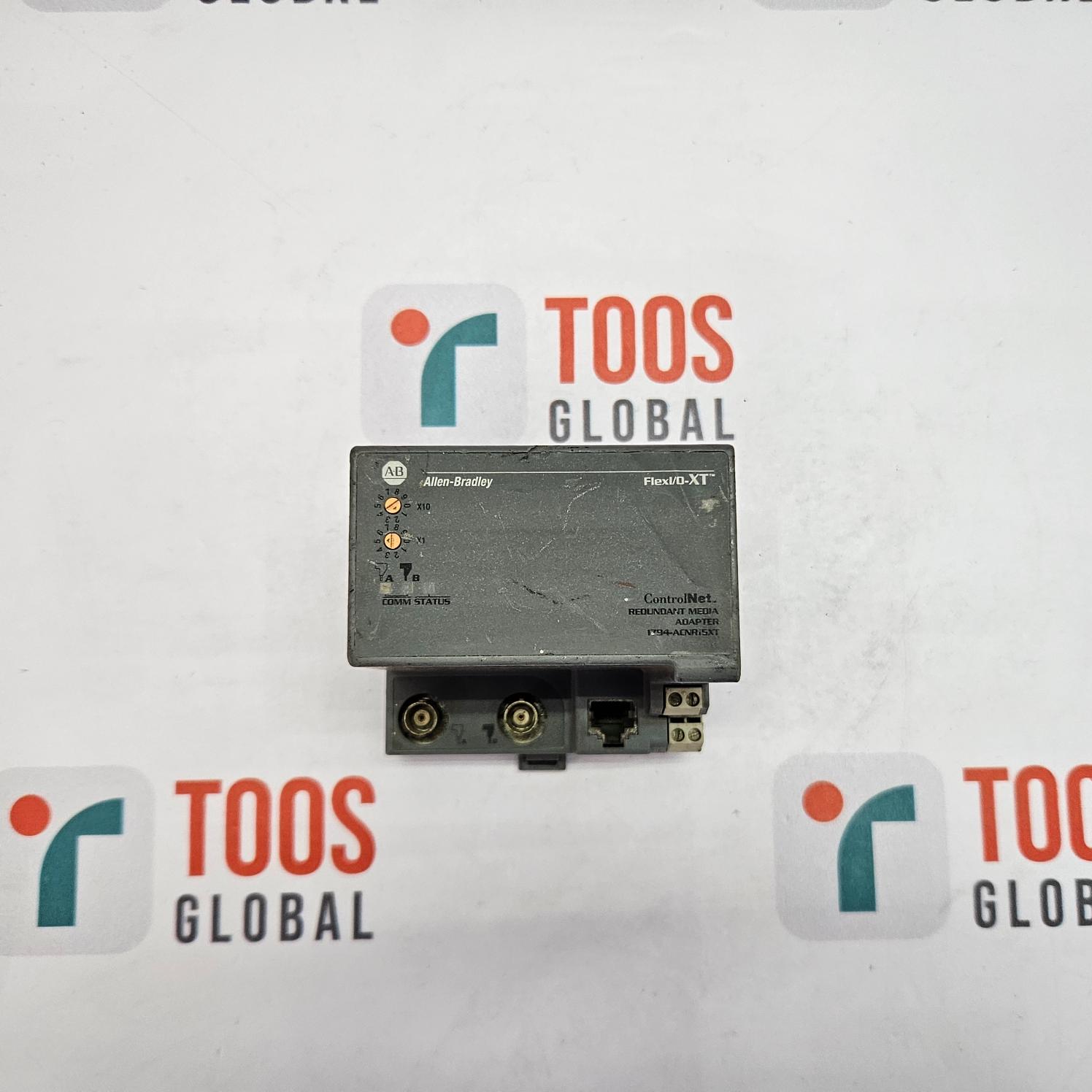 Electronic device with 'TOOS GLOBAL' branding on a white background
