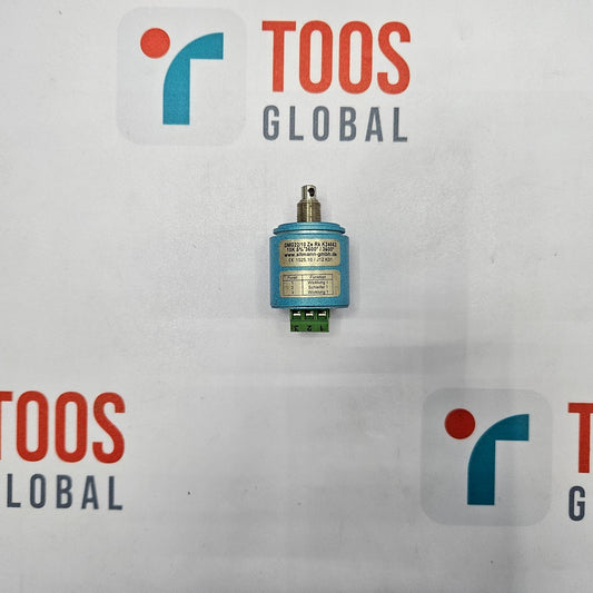 Blue cylindrical device with a label on a white background featuring 'TOOS GLOBAL' logos.