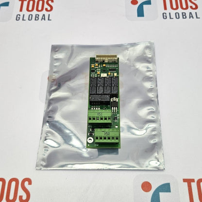 Alfa Laval EPC-50 Master board 3183045492 Green electronic module in a silver package on a white background with 'TOOS GLOBAL' branding.