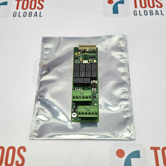 Alfa Laval EPC-50 Master board 3183045492 Green electronic module in a silver package on a white background with 'TOOS GLOBAL' branding.