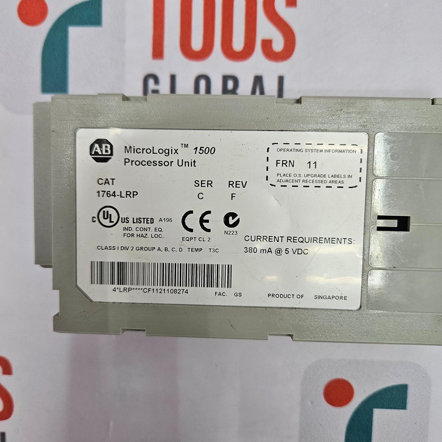 Allen Bradley 1764-28BXB MicroLogix 1500 BASE WITH 1764-LRP