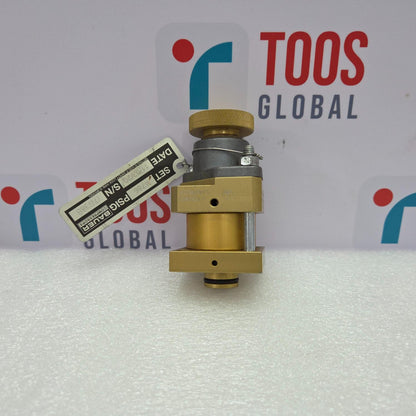 BAUER 059410 Brass valve with a tag on a white background with 'TOOS GLOBAL' branding.