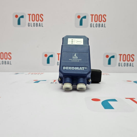 Bekomat device on a white background with TOOS Global logos.