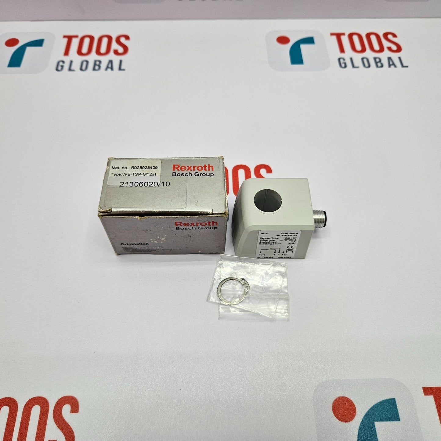 BOSCH REXROTH R928028409 HYDRAULIC FILTER INDICATOR WE-1SP-M12X1 NEW