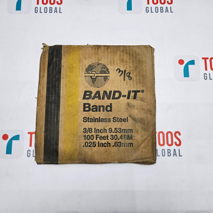 Band-It Band 3/8 Inch 100 FT C923 201 Stainless Steel