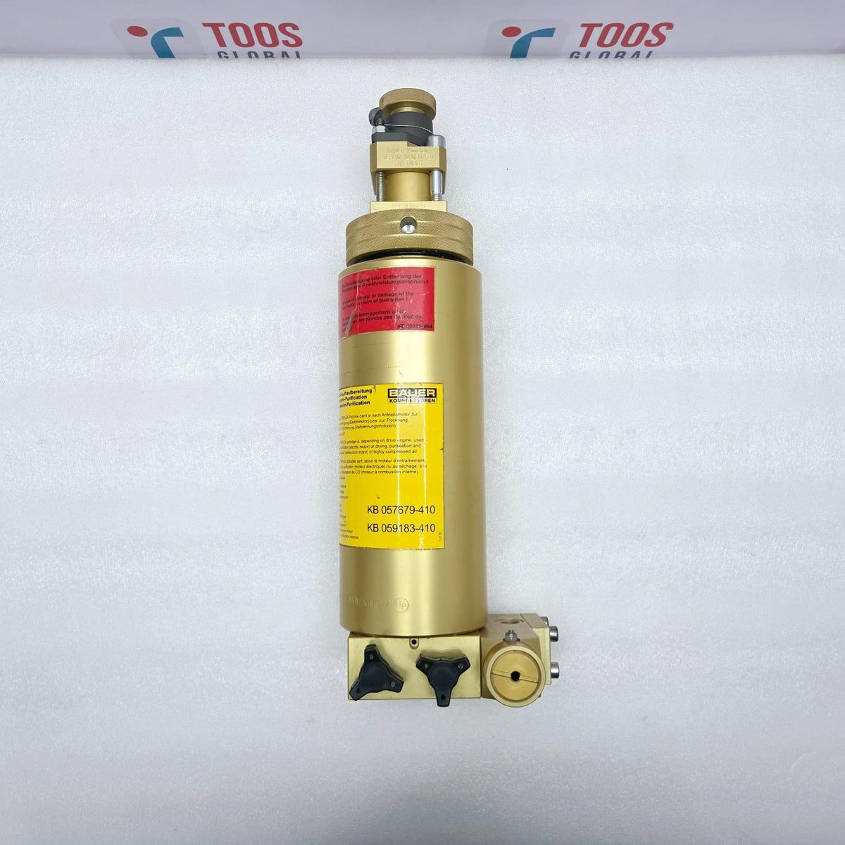 Bauer Breathing Compressor Triplex Cartridge Tower 350 BAR 251037 With 0594010