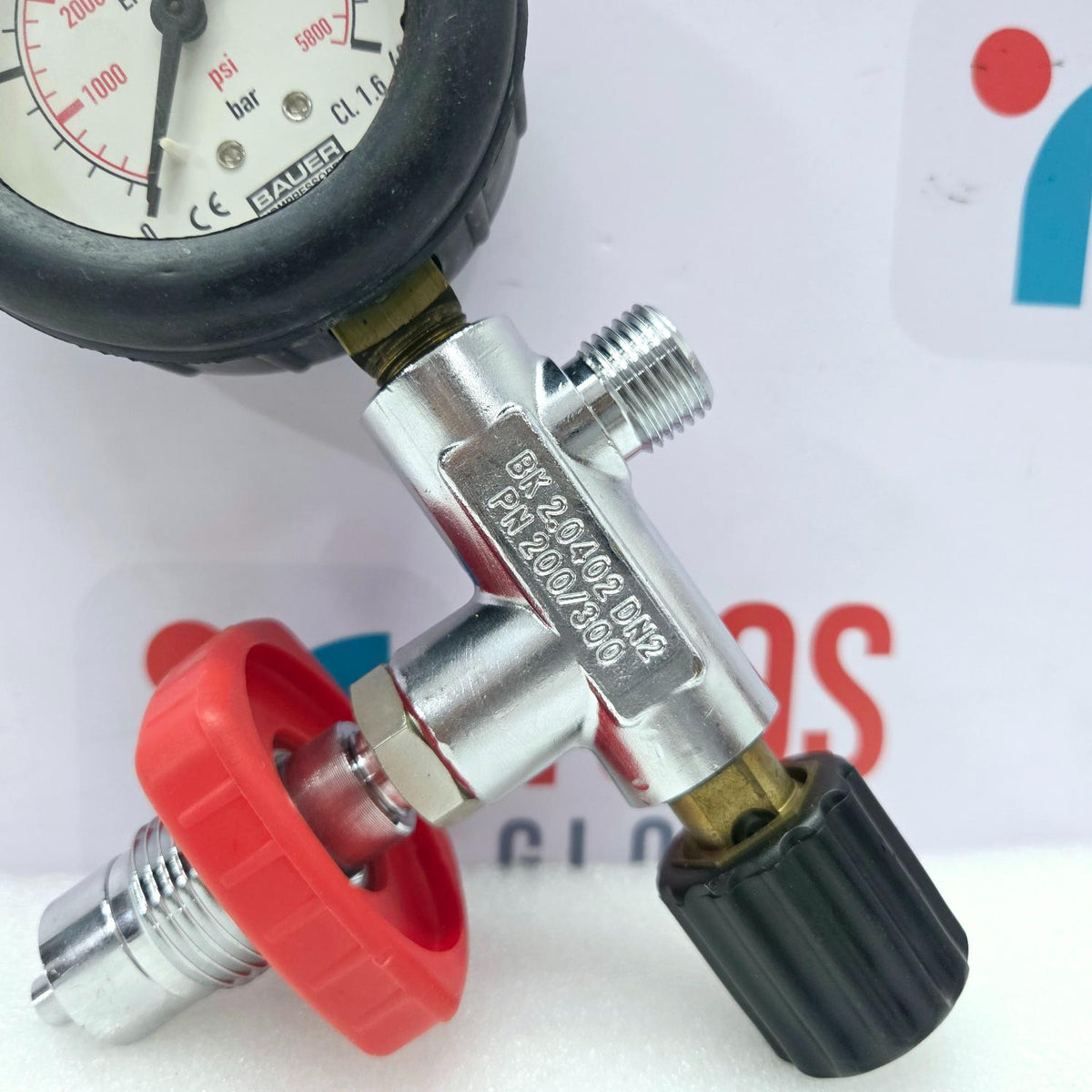 Bauer Kompressoren 0-400 Bar Filling Valve BK 2.0402 DN2 PN200/300