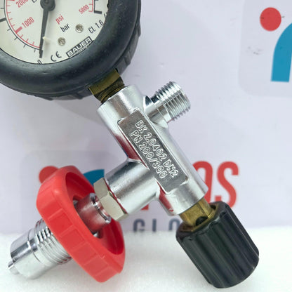 Bauer Kompressoren 0-400 Bar Filling Valve BK 2.0402 DN2 PN200/300