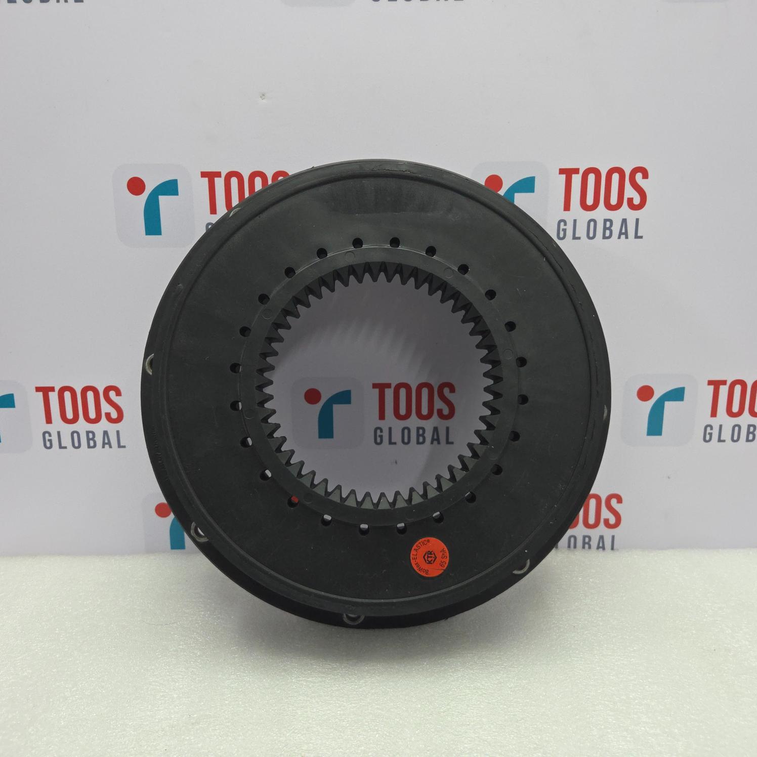 BoWex-ELASTIC D-48407 KTR Rheine Coupling 65Sha 80HE with 'TOOS GLOBAL' branding on a white background