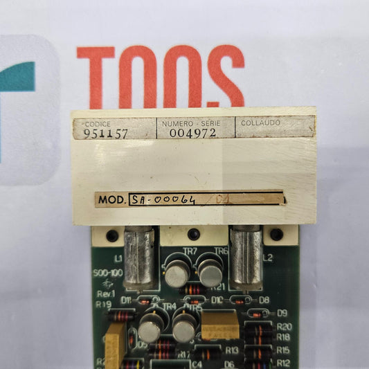 CARLO GAVAZZI SA-00064/01 PC BOARD W/2 MINIATURE LAMPS