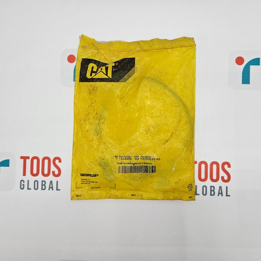Yellow Caterpillar product packaging on a white background with 'TOOS Global' branding.