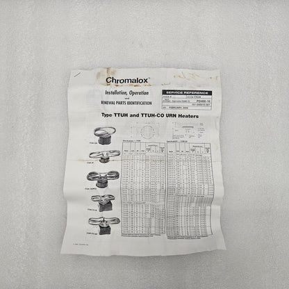 CHROMALOX REPAIR KIT FOR TTUH-CO-503 FLANGED IMMERSION HEATER NEW