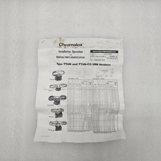 CHROMALOX REPAIR KIT FOR TTUH-CO-503 FLANGED IMMERSION HEATER NEW