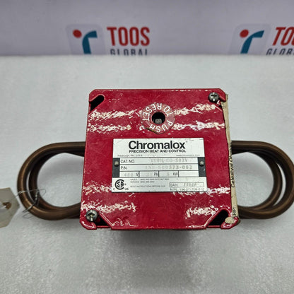 CHROMALOX TTUH-CO-503V FLANGED IMMERSION HEATER 480V 3 PHASE