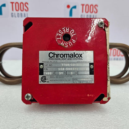 CHROMALOX TTUH-CO-503V FLANGED IMMERSION HEATER 480V 3 PHASE