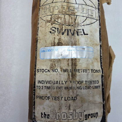 CROSBY S-2 JAW / JAW SWIVEL WITH TAPERED ROLLER THRUST BEARING WLL 5 TON #297226