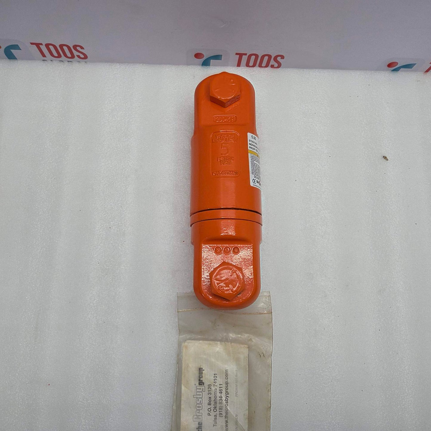 CROSBY S-2 JAW / JAW SWIVEL WITH TAPERED ROLLER THRUST BEARING WLL 5 TON #297226
