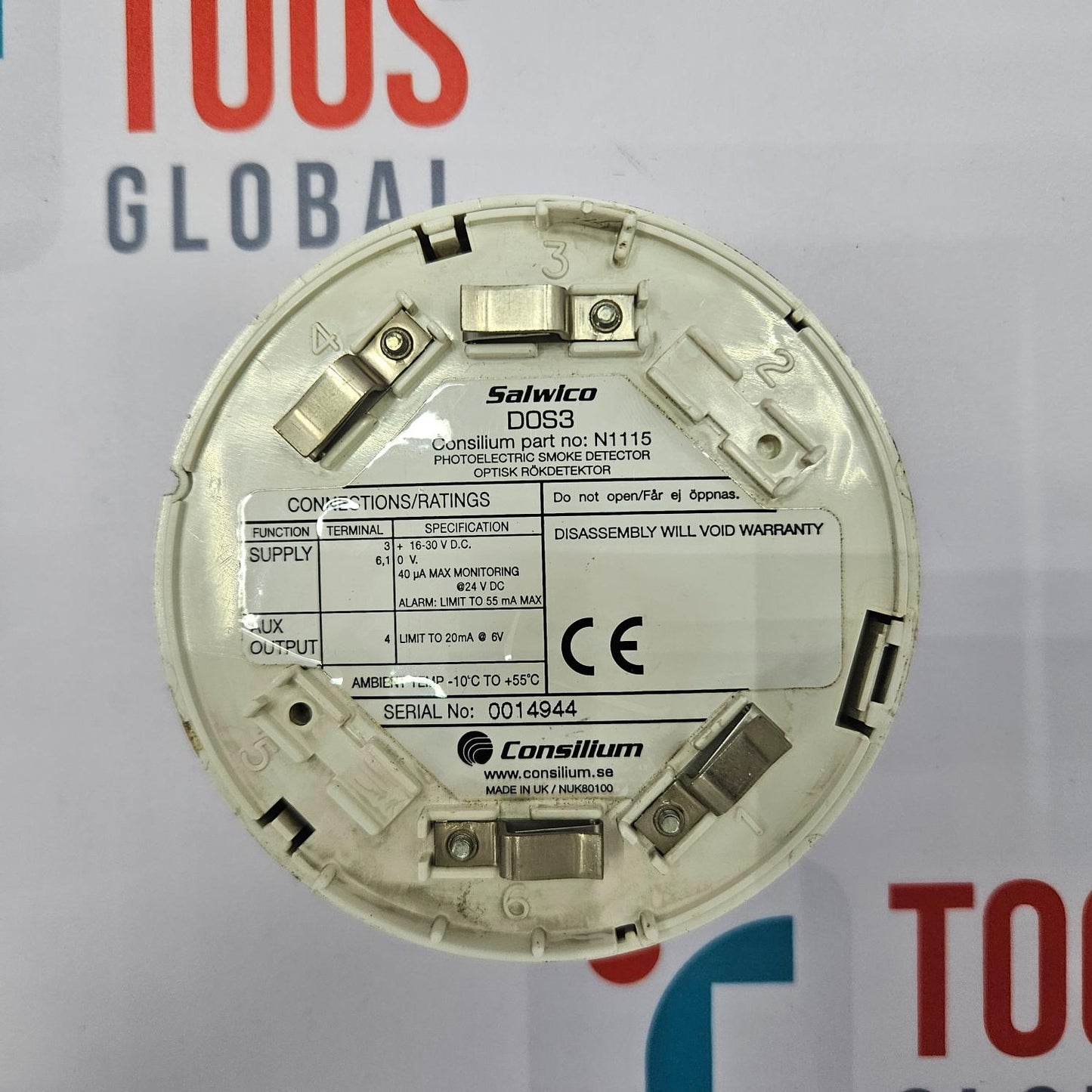 Consilium Salwico DOS3 Optical Smoke Detector N1115