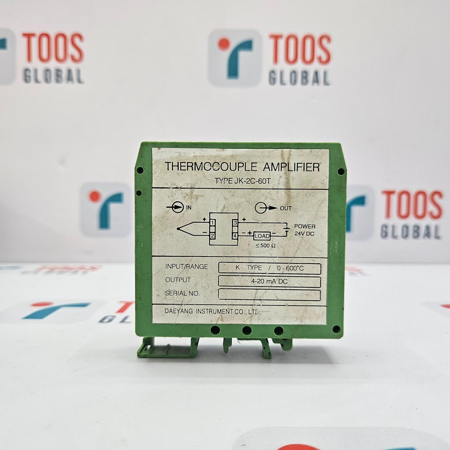 DAEYANG INSTRUMENT JK-2C-60T K TYPE THERMOCOUPLE AMPLIFIER