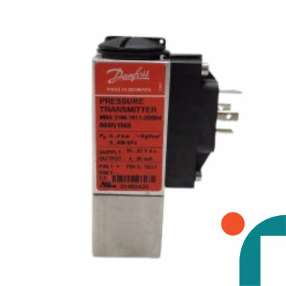 DANFOSS MBS 5100-1611-2DB04 PRESSURE TRANSMITTER 060N1068 with Danfoss logo on a white background