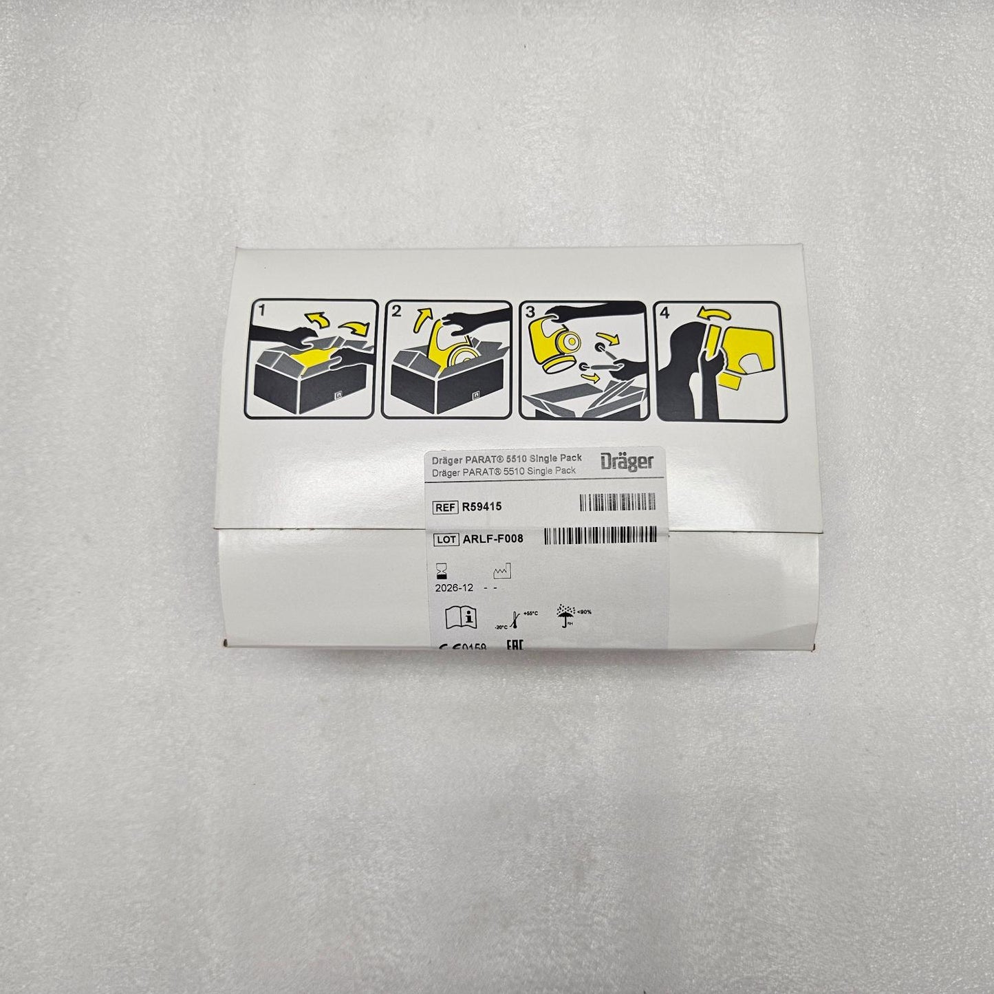 DRAGER PARAT 5510 SINGLE PACK FIRE ESCAPE HOOD KIT R59415
