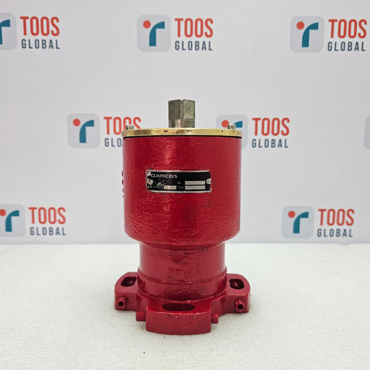 Red mechanical component with a brand label on a white background featuring the 'TOOS GLOBAL' logo.