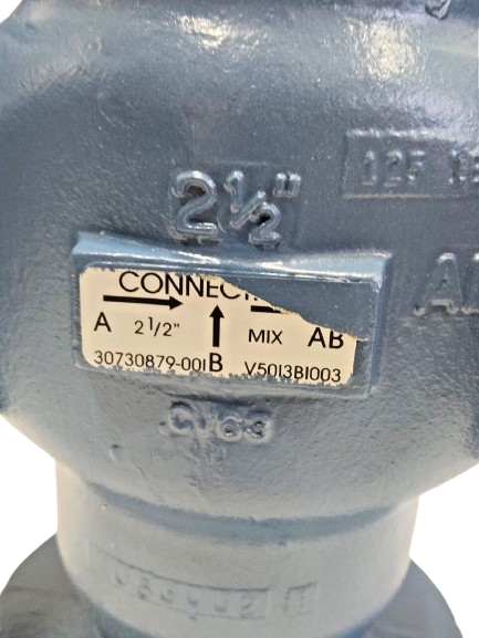 DeZURIK VALVE 30673730-001 2-1/2" Flanged 3-Way Mixing Valve 126B AB Valve