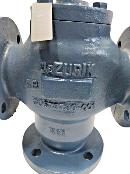 DeZURIK VALVE 30673730-001 2-1/2" Flanged 3-Way Mixing Valve 126B AB Valve