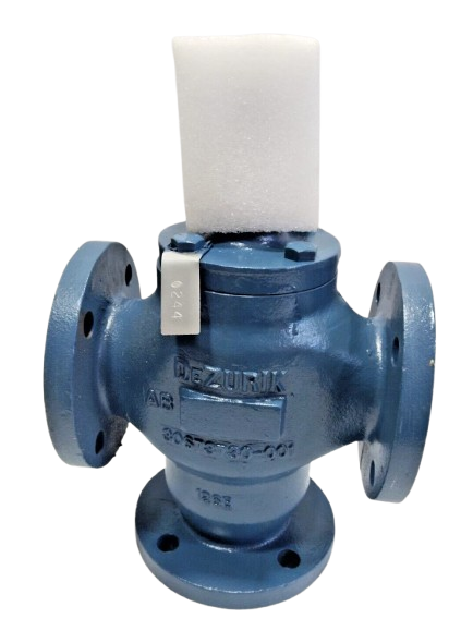 DeZURIK VALVE 30673730-001 2-1/2" Flanged 3-Way Mixing Valve 126B AB Valve