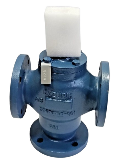 DeZURIK VALVE 30673730-001 2-1/2" Flanged 3-Way Mixing Valve 126B AB Valve