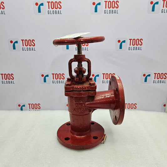 Red valve on a white background with 'TOOS GLOBAL' branding.