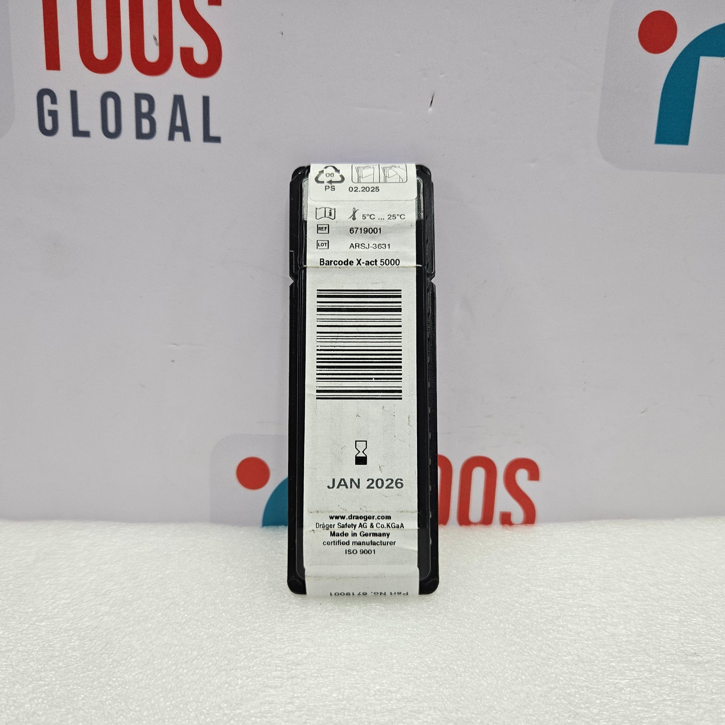 Drager 6719001 Hydrogen Sulphide 1/c Gas Detection Tube 1 To 200 ppm