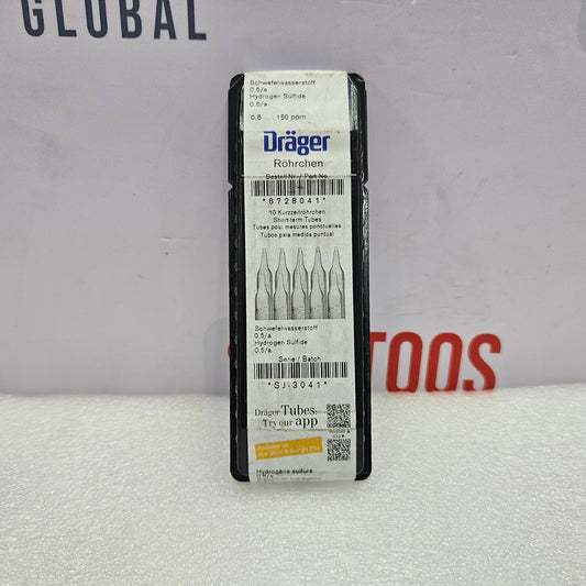 Drager 6728041 Hydrogen Sulfide 0.5/a Gas Detection Tube