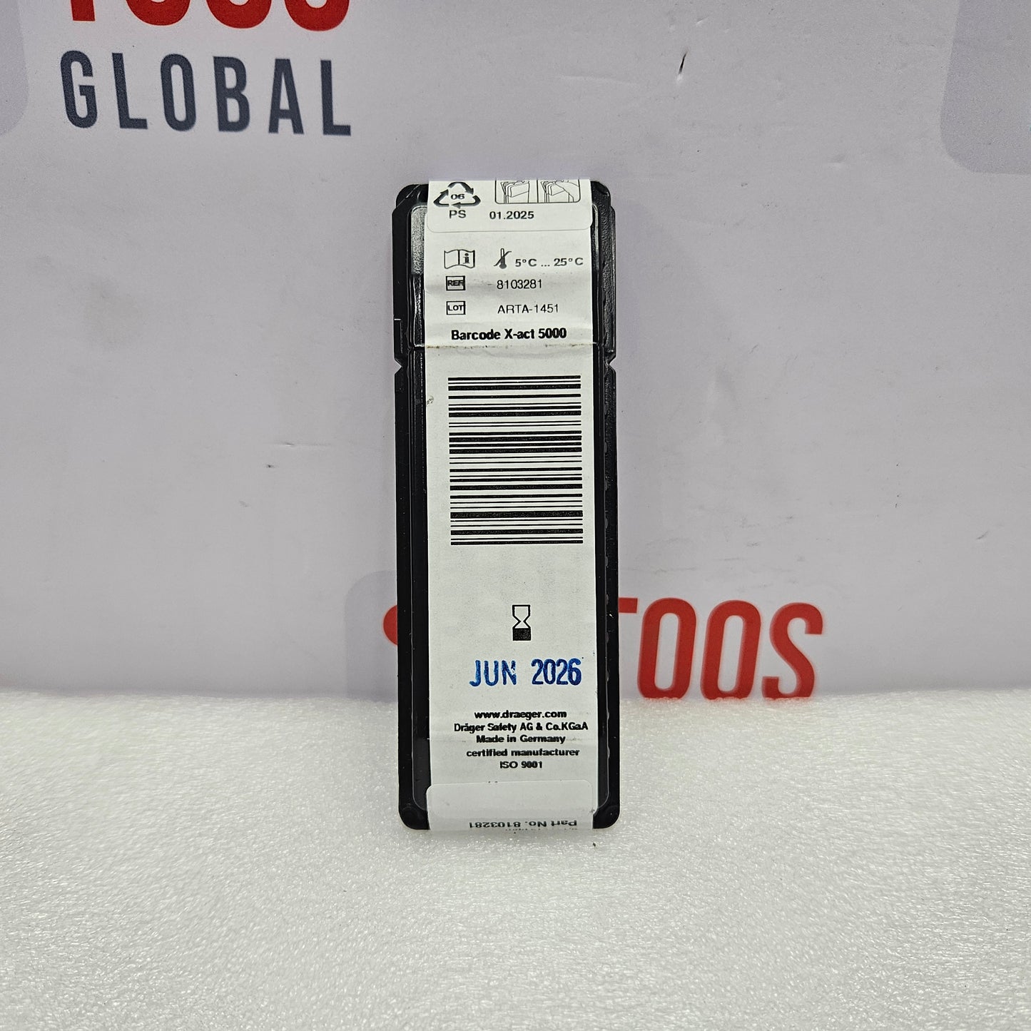 Drager 8103281 Mercaptan 0.1/a Gas Detection Tube 0.1 To 15 ppm