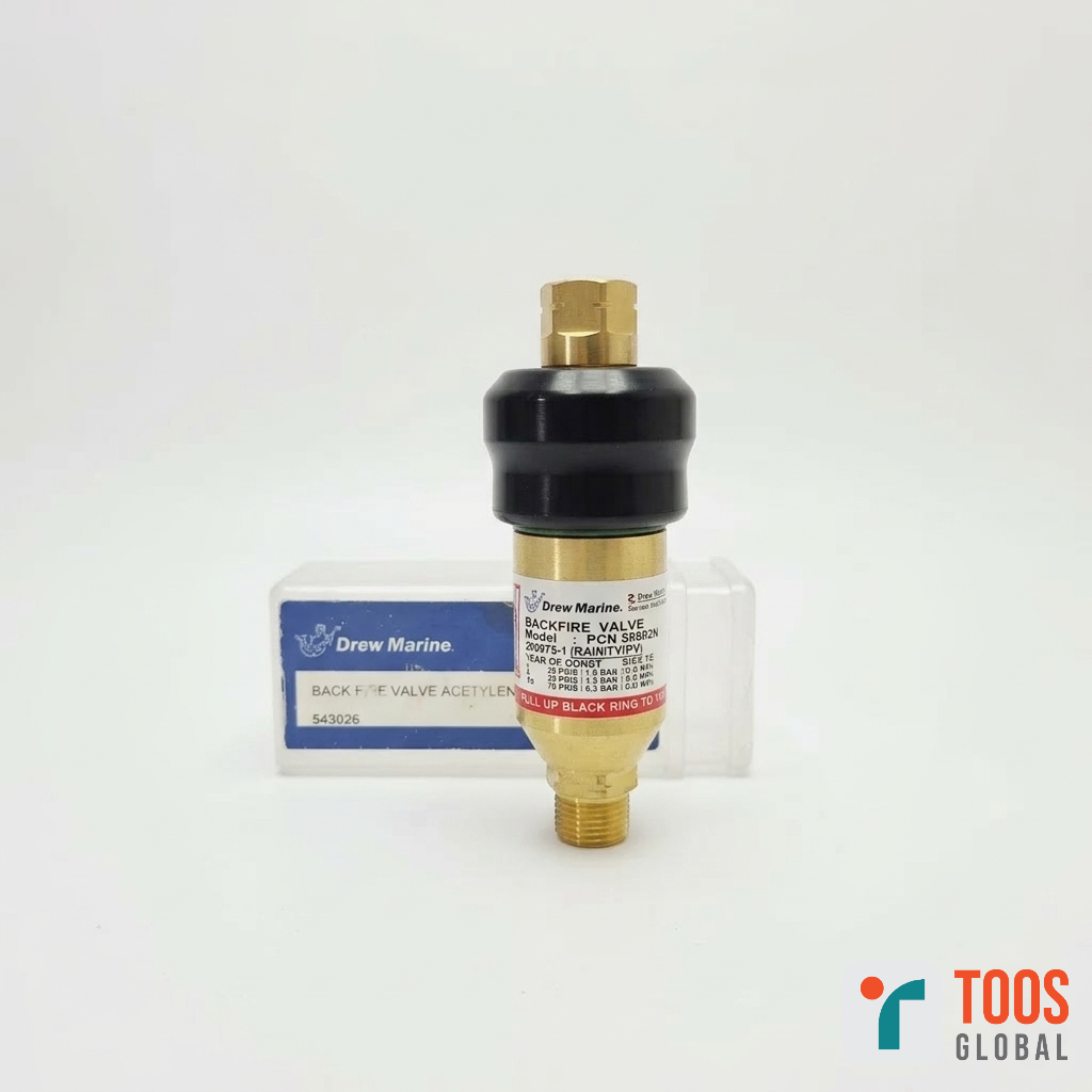 Drew Marine PCN 548026 Backfire Valve Acetylene