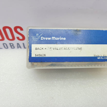 Drew Marine PCN 548026 Backfire Valve Acetylene