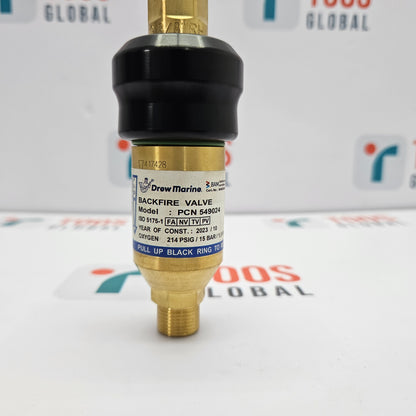 Drew Marine PCN 549024 Backfire Valve New on a white background