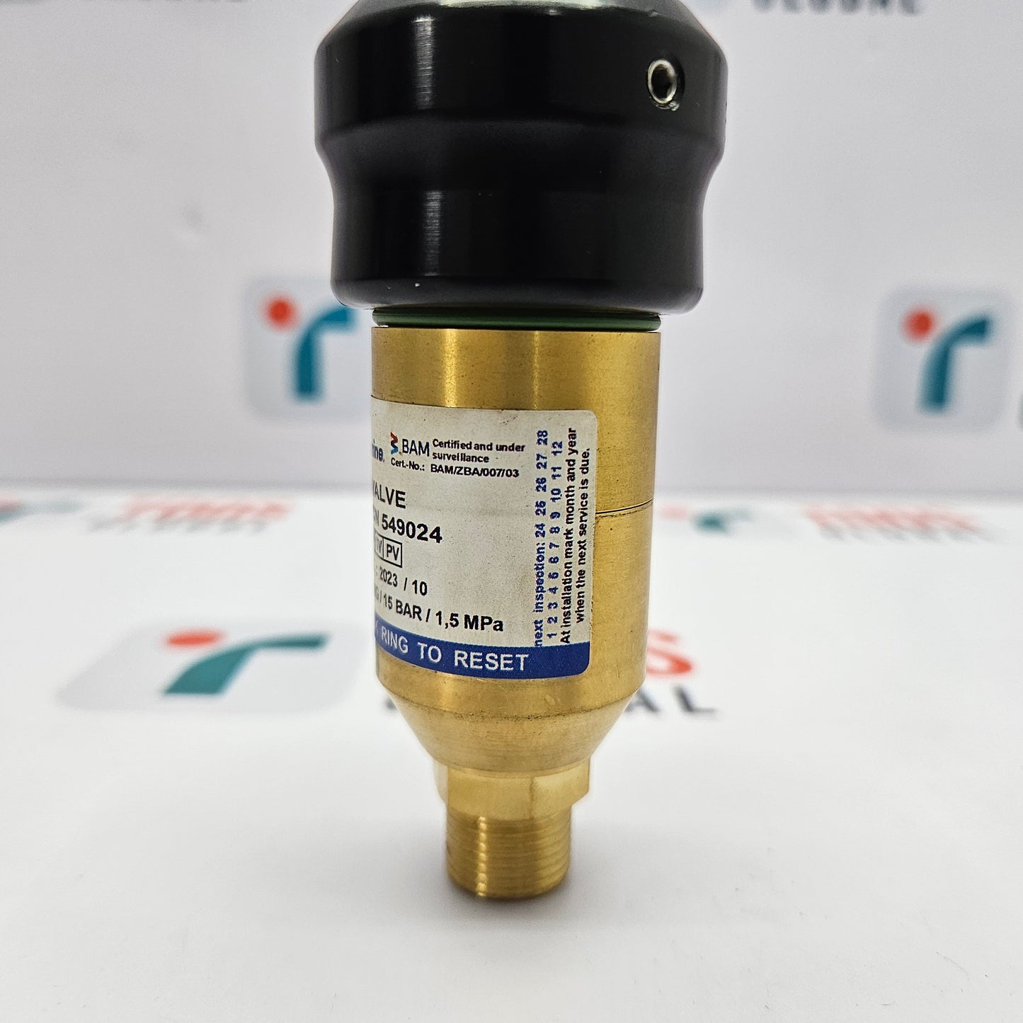 Drew Marine PCN 549024 Backfire Valve New on a white background