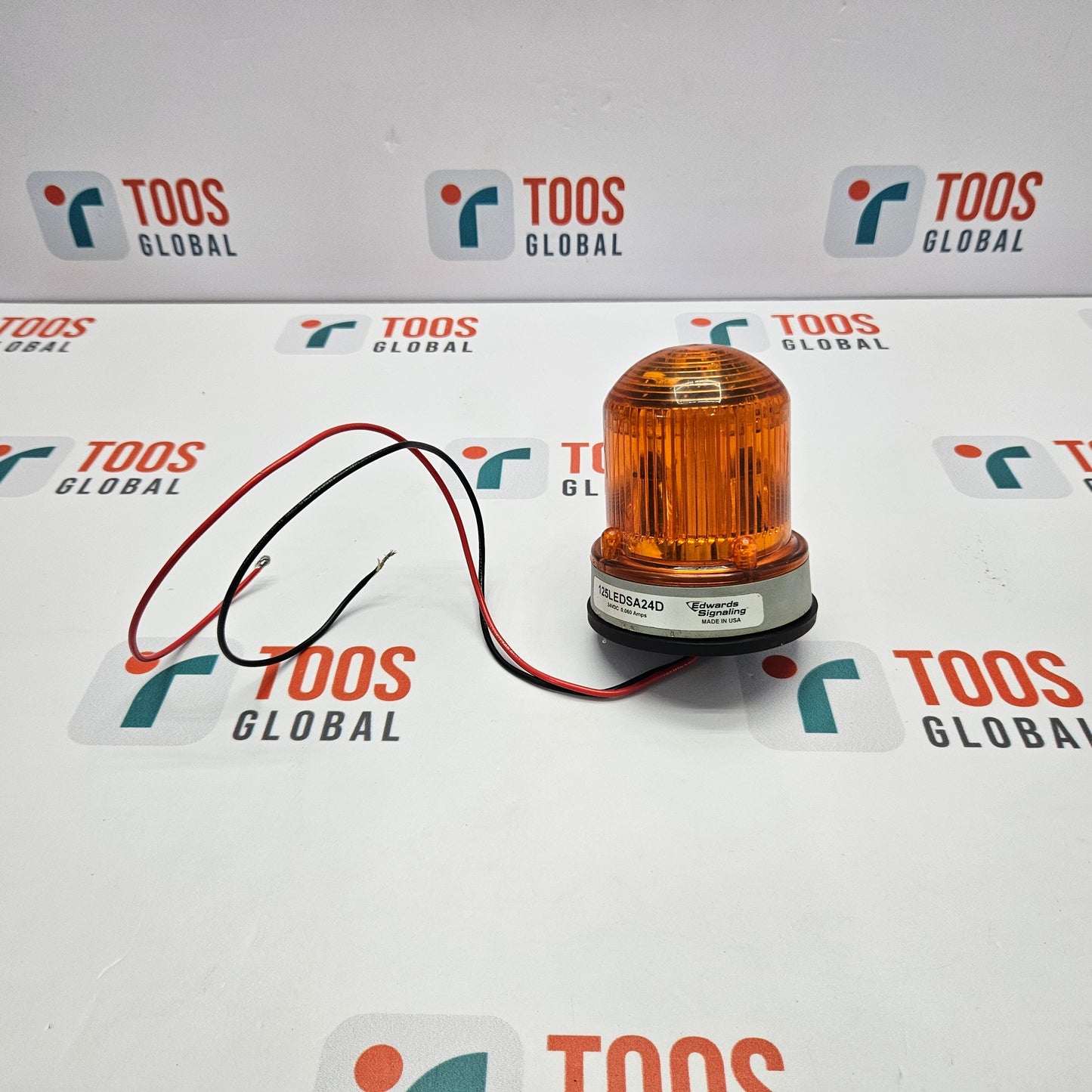 EDWARDS SIGNALING 125LEDSA24D on a TOOS GLOBAL branded background