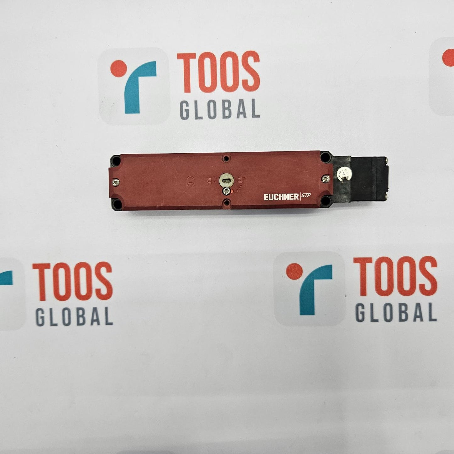EUCHNER TP4-2131A024M SAFETY SWITCH Red and black industrial component on a white background with branding.