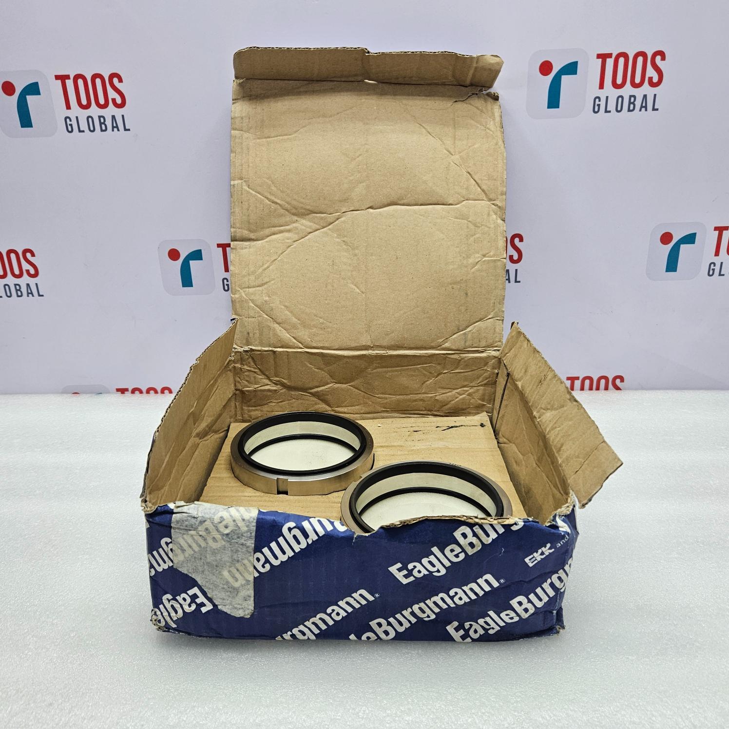 Two Eagle Burgmann Buka 22-05/172 Mechanical Seal 798200002-03 bearings in a cardboard box with a visible brand label on a white background featuring 'TOOS Global' branding.