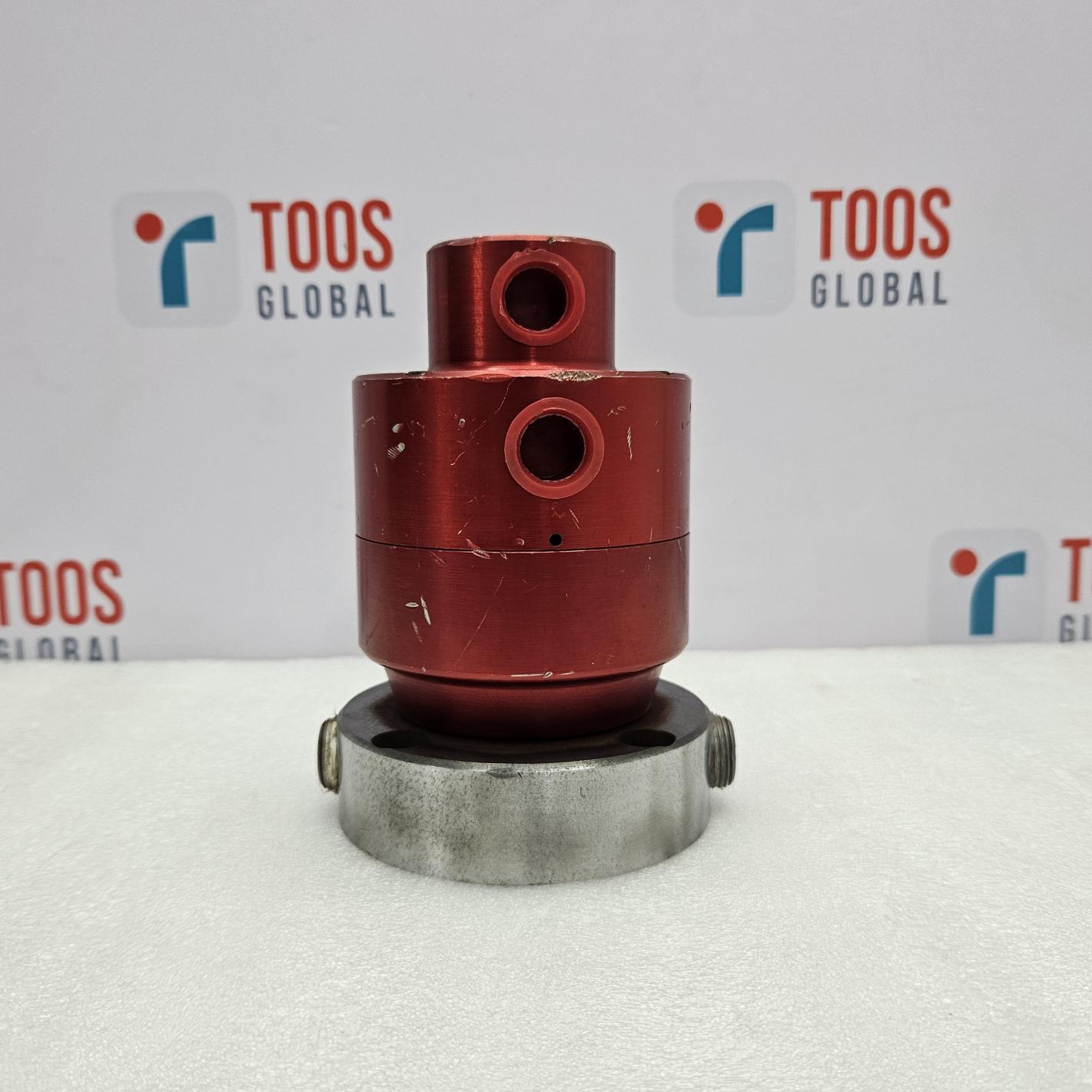 Red mechanical component on a white background with 'TOOS GLOBAL' branding.